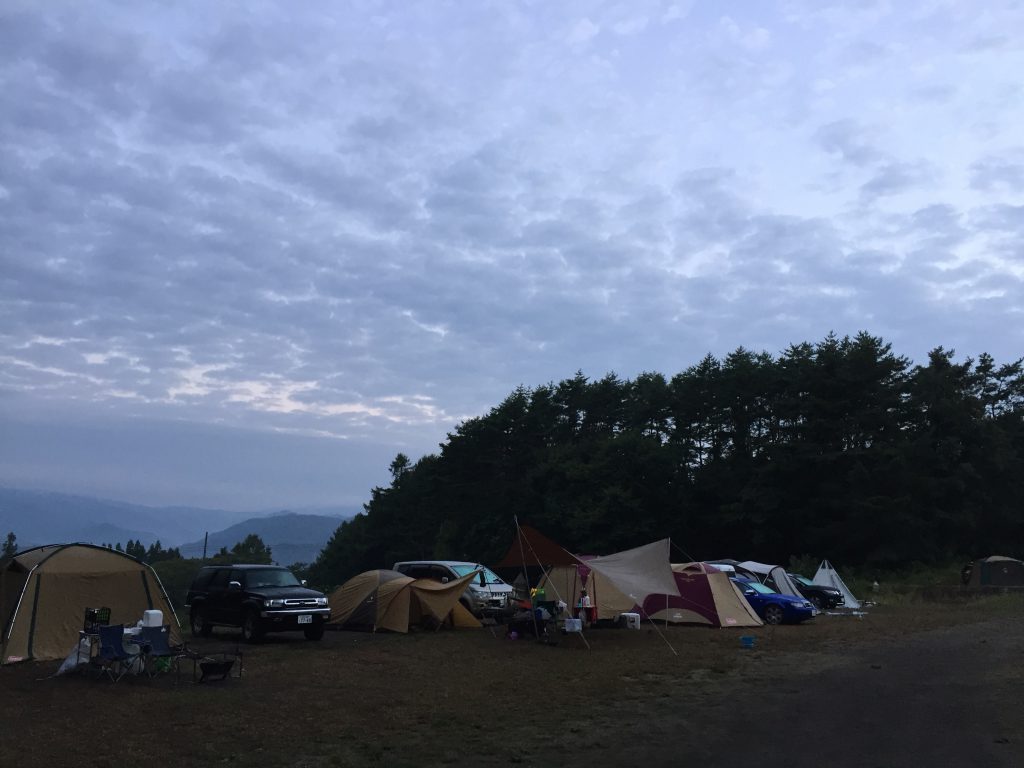 皇海山キャンプフォレスト　フリーサイト