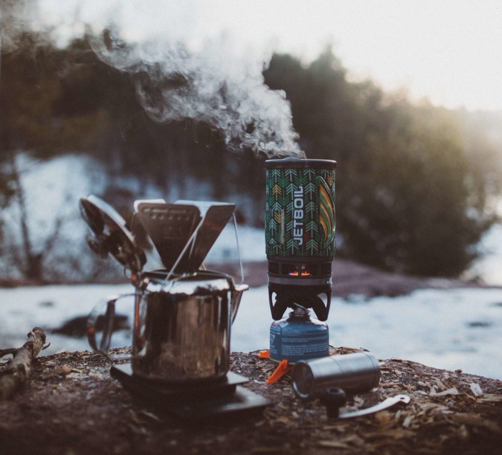 キャンプ　コーヒー